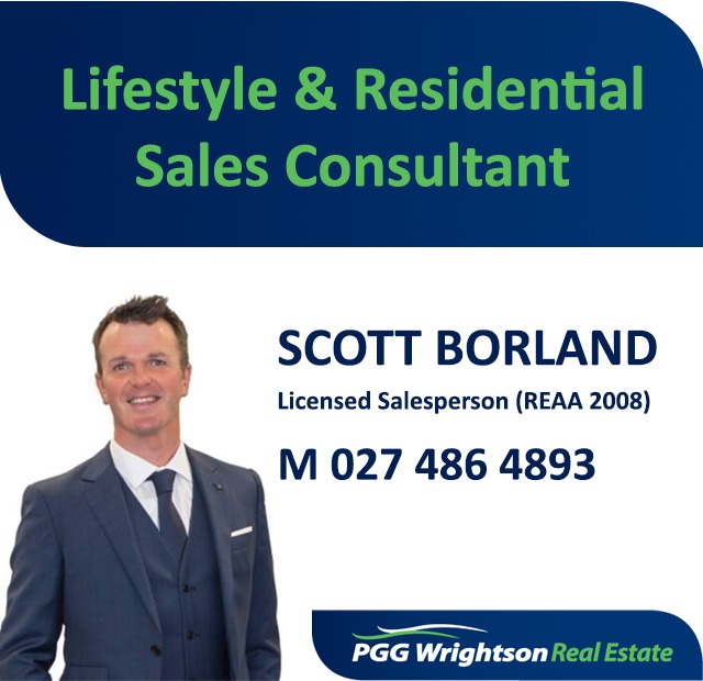 Scott Borland - Lifestyle/Rural Consultant at PGG Wrightson Real Estate Ltd - Horahora School - July 24